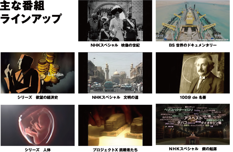 主な番組ラインアップ